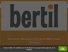 Tablet Screenshot of bertil.com